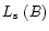 $L_{\rm s}~(B) $