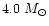 $4.0~M_{\odot}$