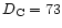 $D_{\rm C}=73$