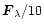 ${\vec F}_{\lambda}/10$