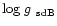 $\mbox{log $g$ }_{\rm sdB}$