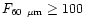 $F_{60~\mu{\rm m}}\ge 100$
