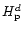 $H_{\rm p}^d$