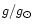 $g/g_{\odot}$