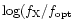 $\log(f_{\rm X}/f_{\rm opt}$