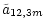 $\displaystyle \tilde{a}_{12,3m}$