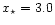 $x_{\star }= 3.0$