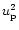$u_{\rm p}^2$