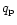${q}_{{\rm p}}$