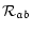 $\displaystyle {\cal R}_{{ab}}$