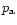 ${p}_{\rm a}$