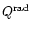 $Q^{{\rm rad}}$