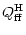 $\displaystyle Q_{{\rm ff}}^{\rm H}$