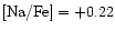 ${\rm [Na/Fe]}=+0.22$