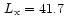$\,L_{\rm x}=41.7$