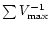$\sum V_{\rm max}^{-1}$