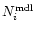 $N^{\rm mdl}_i$