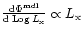 $\frac{{\rm d} \Phi^{\rm mdl}}{{\rm d\,Log}\, L_{\rm x}}\propto
L_{\rm x}$