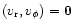 $(v_{\rm r}, v_\phi)= {\rm\bf
0}$