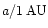 $a/1\,{\rm AU}$