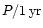 $P/1\,{\rm yr}$