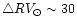 $\bigtriangleup RV_\odot \sim30$