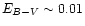 $E_{B-V} \sim 0.01$
