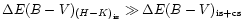 $\Delta E(B-V)_{{(H-K)}_{\rm is}}\gg\Delta E(B-V)_{\rm is+cs}$