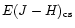 $E(J-H)_{\rm cs}$