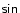 $\mathsf {sin}$