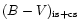 $(B-V)_{\rm is+cs}$