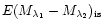 $E(M_{\lambda_1}-M_{\lambda_2})_{\rm is}$