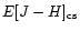 $E[J-H]_{\rm cs}$
