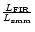 $\frac{L_{\rm FIR}}{L_{\rm smm}}$