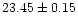 $23.45\pm0.15$