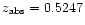$z_{\rm abs} = 0.5247$