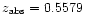 $z_{\rm abs} = 0.5579$