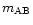 $m_{\rm AB}$