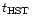 $t_{\rm HST}$