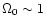 $\Omega_0 \sim 1$