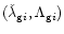 $(\check{\lambda}_{{\rm g} i},\Lambda_{{\rm g} i})$