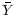 $\displaystyle \bar{Y}$