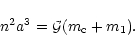 \begin{displaymath}n^2 a^3={\cal G} (m_{\rm c}+m_1).
\end{displaymath}
