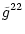 $\displaystyle \tilde{g}^{22}$