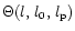 $\Theta(l,\,l_0,\,l_{\rm p})$