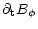 $\displaystyle \partial_{\rm t} B_\phi$