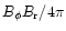 $B_\phi B_{\rm r}/4\pi$