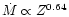 $\dot{M} \propto Z^{0.64}$