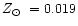 $\mbox{$Z_{\odot}$ }= 0.019$
