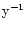 $\rm y^{-1}$